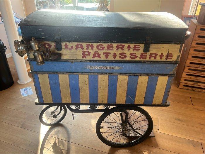 Kist - Metaal - Franse Broodkar, Antiek en Kunst, Curiosa en Brocante