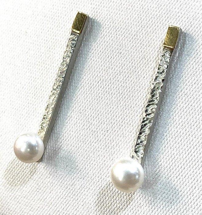 Zonder Minimumprijs - Oorbellen - 18 karaat Geel goud,, Handtassen en Accessoires, Oorbellen