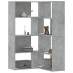 vidaXL Boekenkast 4-laags hoek 85x85x140 cm bewerkt hout, Huis en Inrichting, Kasten | Boekenkasten, Verzenden, Nieuw