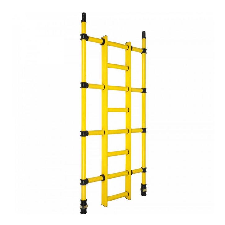 Rolsteiger carbon opbouwframe 145-4 (2.0 mtr) + ladder, Doe-het-zelf en Bouw, Steigers, Rolsteiger of Kamersteiger, Nieuw, 2 tot 5 meter