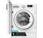 Hisense WF3M741BWI - Inbouw Wasmachine - 7 kg - 1400 tpm -, Ophalen of Verzenden, Nieuw