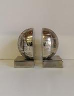Boekensteunen (2) - Aluminium - Boekenkast globe, Antiek en Kunst