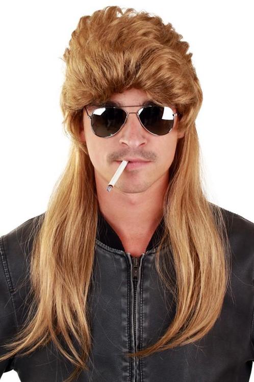 Mullet Pruik Lang Donkerblond Matje Blond Bruin Rocker New K, Vêtements | Hommes, Costumes de carnaval & Vêtements de fête, Enlèvement ou Envoi
