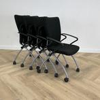 complete set van 4 stuks Haworth comforto X99, Gebruikt, Zwart