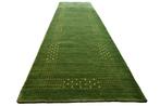 Zacht Groen Gabbeh - Loper - 290 cm - 90 cm - ongebruikte, Nieuw