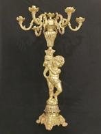 Kandelaber - Verguld brons - Imposante gouden kandelaars (h.