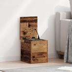 vidaXL Opbergdoos met Deksel Oude Hout 30x35x35 cm, Verzenden, Nieuw