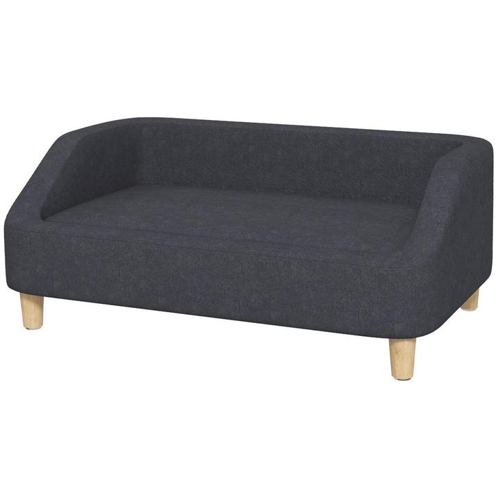 Hondenbed - Comfortabel - Verhoogd ontwerp - Donkergrijs, Dieren en Toebehoren, Hondenbenches, Nieuw, Ophalen of Verzenden