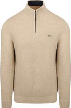 2dekans | McGregor Half Zip Trui Merinowol Structure Sand -, Ophalen of Verzenden, Nieuw
