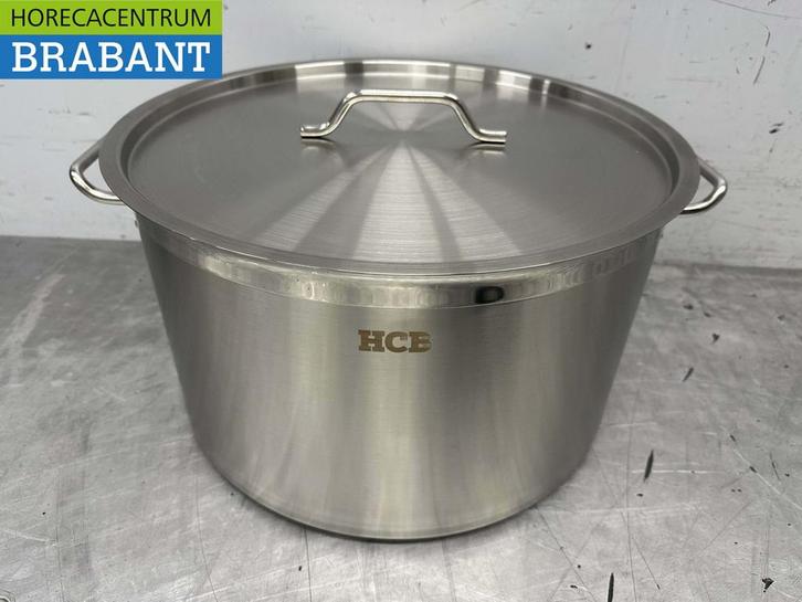 RVS HCB Soeppan Kookpan Pan Inductie 50 x 30 cm 58 liter, Zakelijke goederen, Horeca | Keukenapparatuur, Ophalen of Verzenden