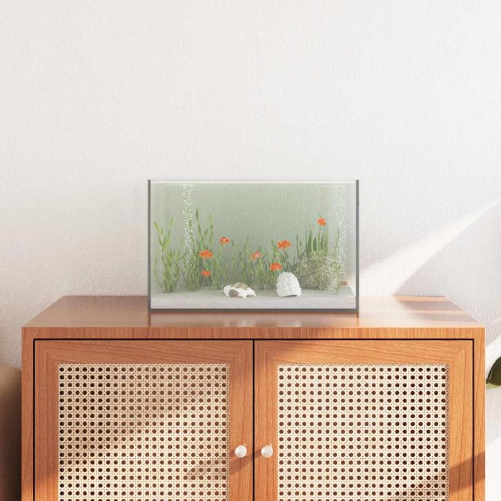 vidaXL Aquarium met opslag Doorzichtig 40 x 25 x 25 cm Glas, Animaux & Accessoires, Poissons | Aquariums & Accessoires, Envoi