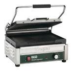 Contactgrill/Panini grill l gietijzer | Geribd | 2.4kW |, Articles professionnels, Verzenden