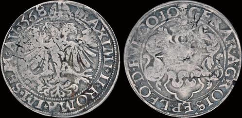 Southern Netherlands Liege Gerard van Groesbeeck 1/2 rijk..., Timbres & Monnaies, Monnaies | Europe | Monnaies non-euro, Envoi