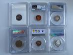 États-Unis. Lot of 6 Certified Coins 1977-2023/ Including 1