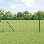 vidaXL Tuinpalen 52 stuks Groen Ø32 mm 150 cm Gegalvaniseerd, Verzenden, Nieuw