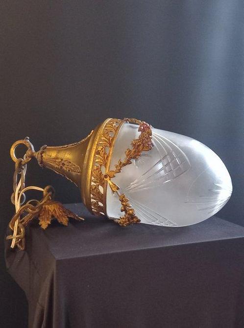 Grande suspension style Napoléon III - Style Napoléon III, Antiquités & Art, Curiosités & Brocante