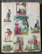 Edouard Lobstein - Scrap-Album mit ca. 250 kolorierten