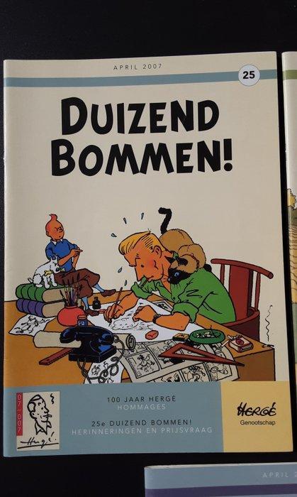 Kuifje (magazine) 25-29 - Duizend bommen - 5 Album - Eerste, Boeken, Stripverhalen