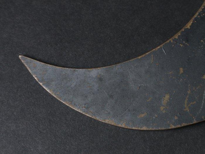 Kabuto - Japan - Maedate Helmet Crest – kopermaan met, Antiek en Kunst, Antiek | Overige Antiek