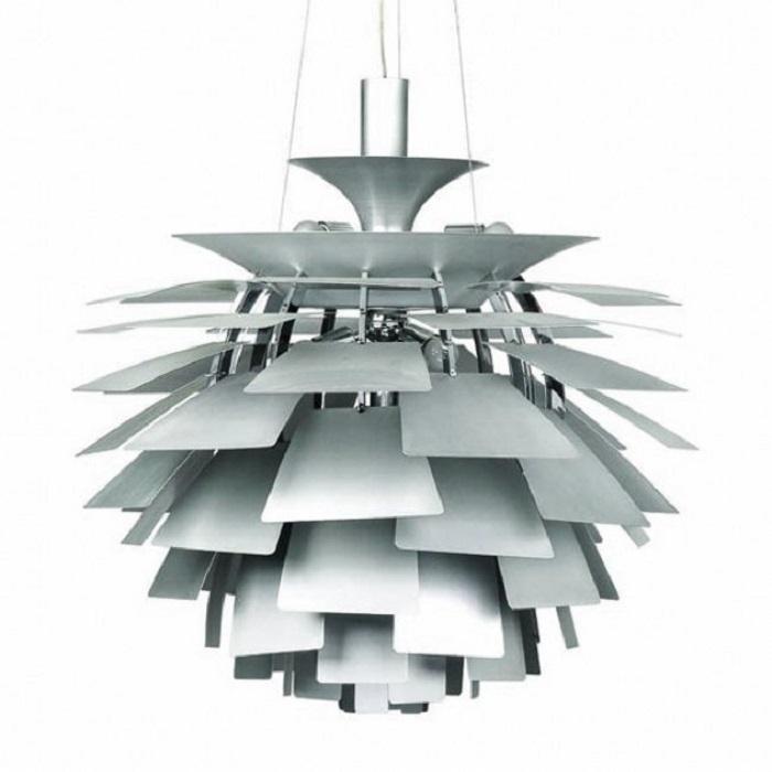 Hanglamp Artisjok lamp 56cm Aluminium, Maison & Meubles, Lampes | Suspensions, Envoi