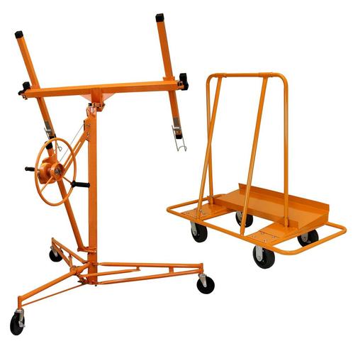Bundel: (Gips)Platenlift - 3.5 m + Trolley, Zakelijke goederen, Machines en Bouw | Liften, Steigers en Ladders, Verzenden