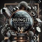 – Zuiver koolstofmineraal, 2,0 miljard jaar oud - Shungite -