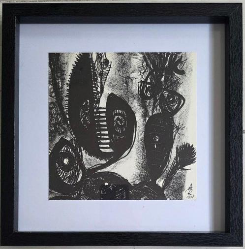 Anton Rooskens (1906-1976) - Abstracte compositie, Antiek en Kunst, Antiek | Overige Antiek