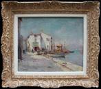 Vincent Manago (1880-1936) - Harbour of pittoresque village