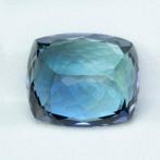 Bleu, Violet Tanzanite - 7.17 ct - International Colored, Nieuw