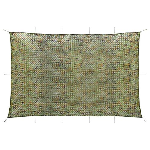 vidaXL Camouflagenet met opbergtas 5x6 m groen, Sport en Fitness, Schietsport-accessoires, Nieuw, Verzenden