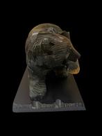 Japanse vintage houten standbeeld Kibori Kuma - beer die, Antiek en Kunst