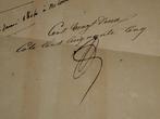 Général Henri-Gatien Bertrand - Lettre autographe signée -
