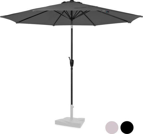 2dekans | VONROC Premium Stokparasol Recanati Ø300cm – Incl., Doe-het-zelf en Bouw, Gereedschap | Overige machines, Ophalen of Verzenden