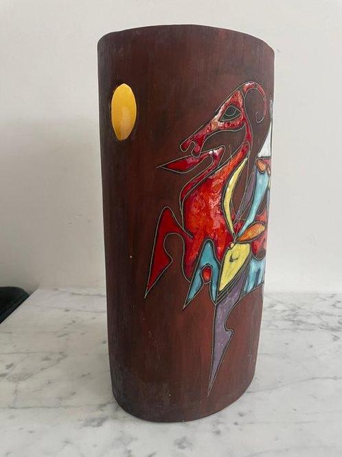 Marcello Fantoni - Vaas - H. 33,5 cm - Keramiek, Antiek en Kunst, Antiek | Glaswerk en Kristal