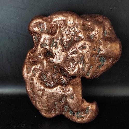 Koper hapje - Hoogte: 3 cm - Breedte: 9 cm- 960 g - (1), Verzamelen, Mineralen en Fossielen