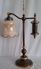 Tafellamp - Verguld messing - verstelbaar, Antiek en Kunst, Curiosa en Brocante