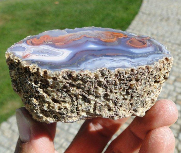 Agaat Een prachtig exemplaar in verbazingwekkende, Verzamelen, Mineralen en Fossielen