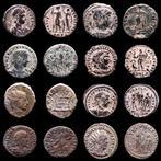 Romeinse Rijk. Lot comprising eight (8) coins: III-IV, Postzegels en Munten