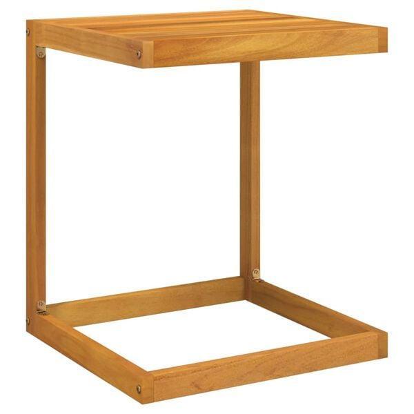 Bijzettafel Acacia C-Vorm | Retour Deal | 40% Korting, Huis en Inrichting, Tafels | Bijzettafels, 45 tot 60 cm, Minder dan 55 cm