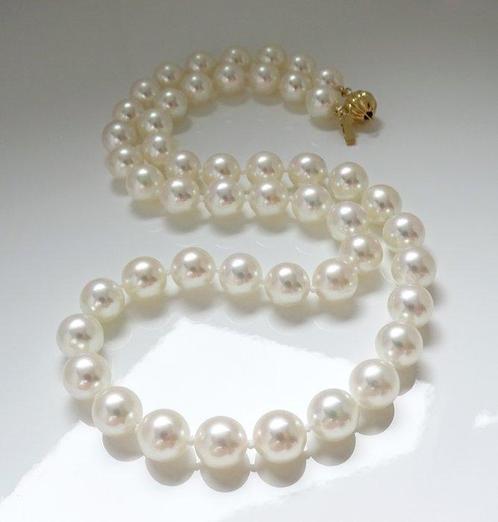 Sans Prix de Réserve - Collier - 14 kt. Or jaune - Rond, 8, Handtassen en Accessoires, Kettingen