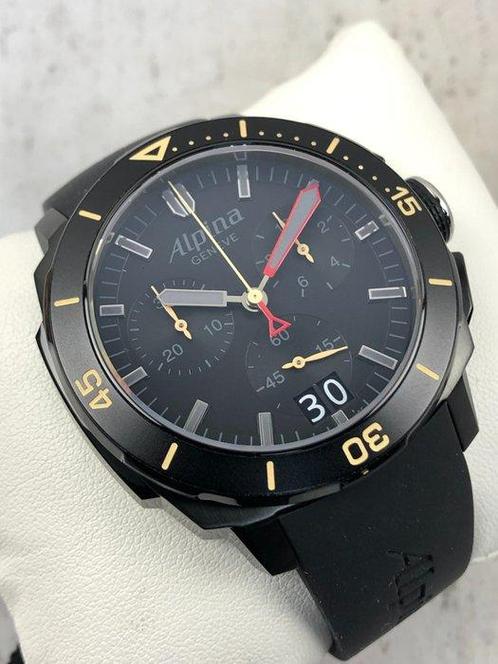 Alpina - Seastrong Diver 300 Big Date Chronograph -, Handtassen en Accessoires, Horloges | Heren