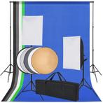 vidaXL Fotostudio set met 5 gekleurde achtergronden & 2, Audio, Tv en Foto, Verzenden, Nieuw