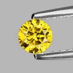 Zonder Minimumprijs - 1 pcs Diamant  (Kleurbehandeld)  -, Handtassen en Accessoires, Edelstenen, Nieuw