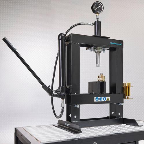 Datona Werkplaatspers 10 ton + Perspennen - datona, Doe-het-zelf en Bouw, Gereedschap | Overige machines, Ophalen of Verzenden
