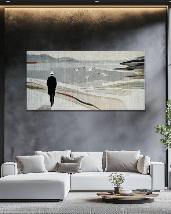 Clelia - The Silent Horizon, Antiek en Kunst, Kunst | Schilderijen | Modern