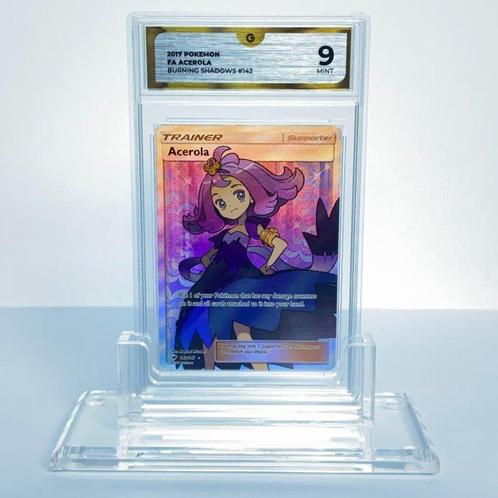 Acerola FA - Burning Shadows 142/147 Graded card - GG 9, Hobby & Loisirs créatifs, Jeux de cartes à collectionner | Pokémon