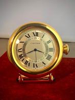 Wekker - Verguld - 2000-2010 - Een Cartier bureaublok, Antiek en Kunst, Antiek | Klokken