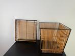 Mand - Metaal, Rattan - Vintage rotan mand