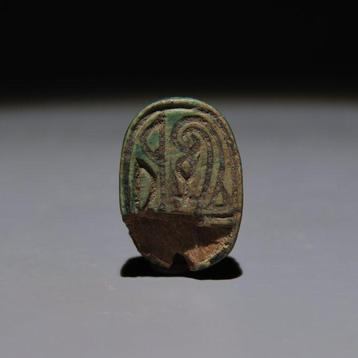 Égypte ancienne Stéatite Scarabée. Période Hyksos, 1782 -
