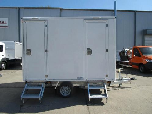 GLOBAL KWALITEIT DUITSE toiletwagen type 2-1-2 GLOBAL rechts, Auto diversen, Aanhangers en Bagagewagens, Ophalen